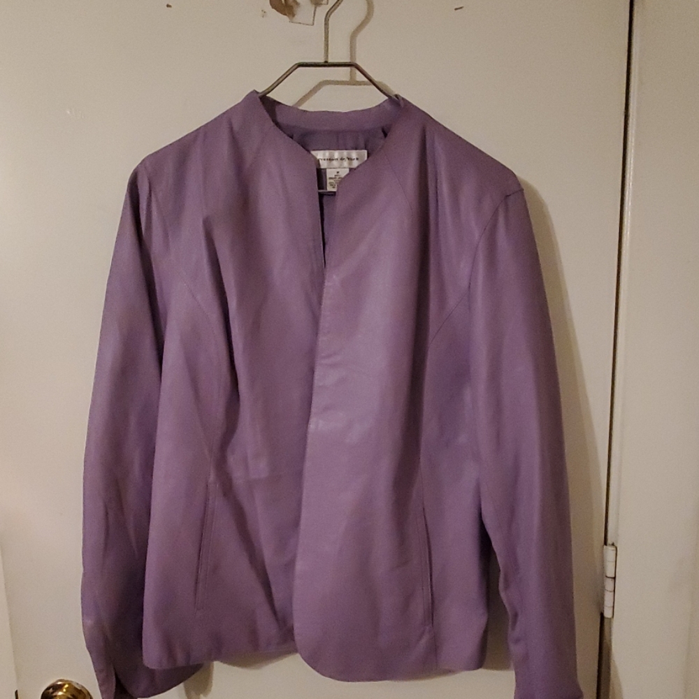 Faux leather jacket